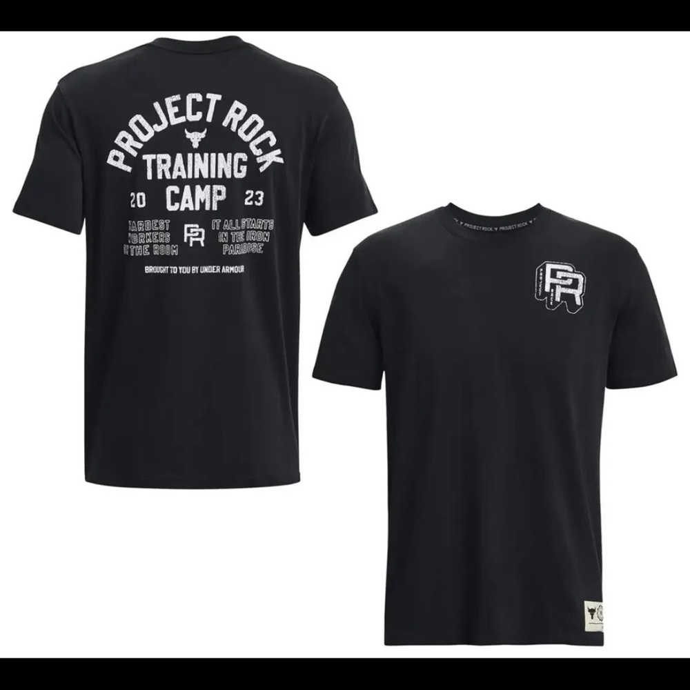 UNDER ARMOUR PROJECT ROCK TRAINING HEAVYWEIGHT SHIRT